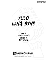 Auld Lang Syne SATB choral sheet music cover